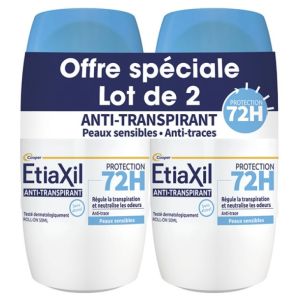Anti-transpirant Roll-on 72 h lot 2 x 50 ml