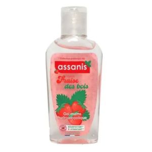 Gel Mains Hydroalcoolique 80 ml Senteur : Fraise des Bois