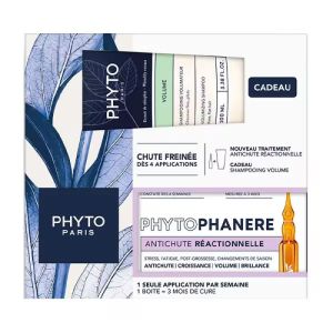 Phytophanère Traitement Anti-Chute Réactionnelle + Shampooing offert