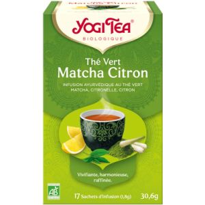 Matcha Citron - Infusion Vivifiante, Harmonieuse, Raffinée - 17 sachets