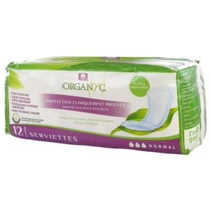 Fuites Urinaires Normal 12 Serviettes Bio