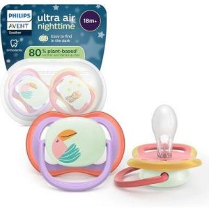 Philips Avent Scf376/33 Sucettes Ultra Air nuit 6-18M