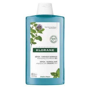 Détox Cheveux Normaux Shampoing à la Menthe Bio 400 ml