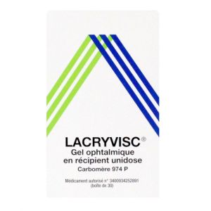 Gel ophtalmique Lacryvisc 30 unidoses