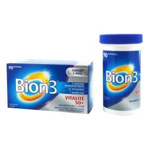 Bion3 vitalité 50+ -  90 comprimés