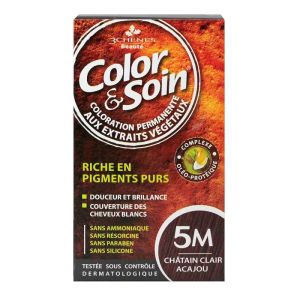 Color & Soin coloration permanente - 5M châtain clair acajou
