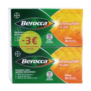 Berocca Immunité Flash 2x30 comprimés