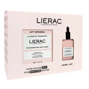 LIFT INTEGRAL - Coffret Routine Nuit - Crème Nuit Régénérante 50ml + Sérum Tenseur 15ml Offert