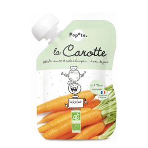 Gourde Carotte bio dès 4/6 mois 120 g