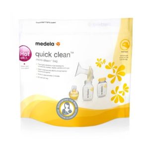 Sachets de désinfection Quick Clean pour micro-ondes x5