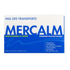 Mercalm 15 comprimés + 6 ans/adultes