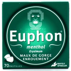 Euphon - 70 pastilles menthe