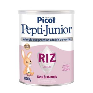 Pepti-Junior Riz Lait 0 à 36 mois 800g
