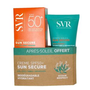 Sun Secure Crème solaire hydratante SPF50+ 50ml + Après soleil OFFERT