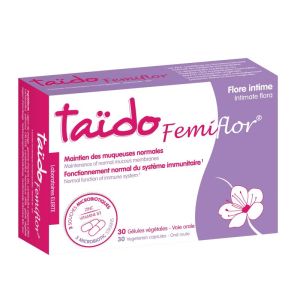 Taido Femiflor - Flore intime - Boîte x30 Gélules Végétales