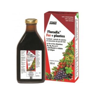 Floradix Fer + plantes - Tonique 500 ml