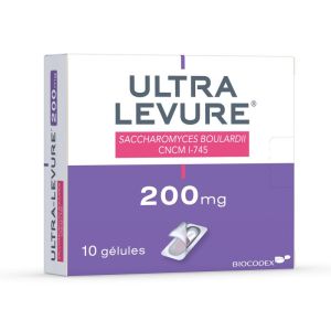 Ultra Levure 200 mg - 10 gélules