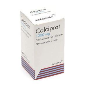 Calciprat 1000 mg 30 comprimés à sucer