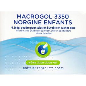 Macrogol 3350 NORGINE Enfants – 20 sachets-doses
