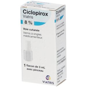 CICLOPIROX 8% VERNIS 3ml