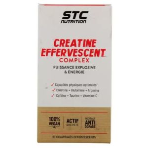 Creatine Effervescent Complex 30 Comprimes