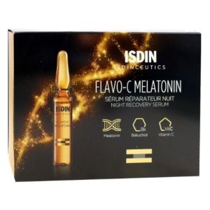 ISDIN Flavo-C Melatonin Sérum Réparateur Nuit 10 ampoules