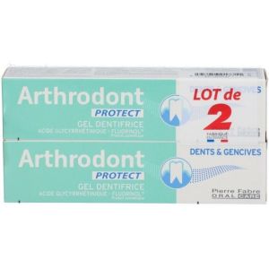 Arthrodont Protect gel dentifrice fluoré  2x75ml