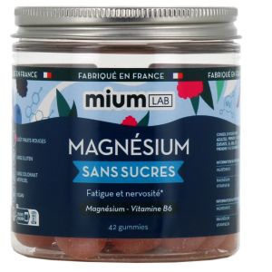Magnésium sans sucres Gummies x42