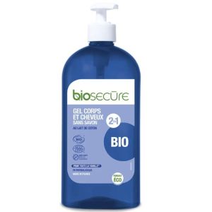Gel Lavant Corps et Cheveux au Lait de Coton 2-en-1 500ml
