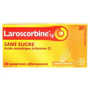 Laroscorbine 1g 30 comprimés sans sucre