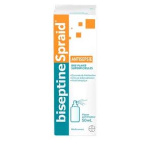 Biseptine Spraid spray antiseptique 50ml