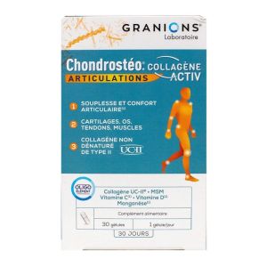 Chrondrostéo+ Collagene Activ articulations 30 gélules