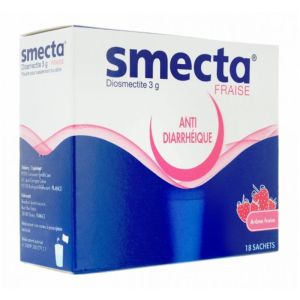 Smecta Fraise - Anti Diarrhétique - 18 sachets