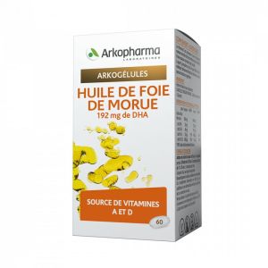 Arkogélules - Huile de Foie de Morue - 60 capsules