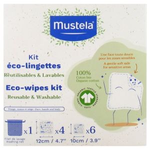 Éco-Lingettes Kit Filet de Lavage + 10 Lingettes