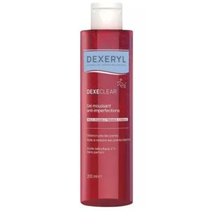 Dexeclear Gel moussant anti-imperfections peau grasse 200ml