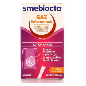 Smebiocta Gaz & Ballonnements 12 sticks