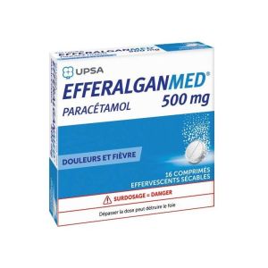Efferalgan 500 mg 16 comprimés effervescents