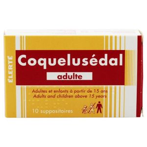 Suppositoires Coquelusédal Adulte - 10 unités