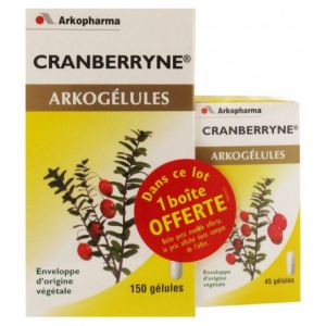 Arkogélules Cranberry Bio lot 150 + 45 gélules