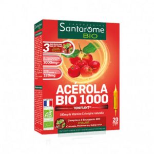 Santarome Acérola Bio 1000 - 20 ampoules