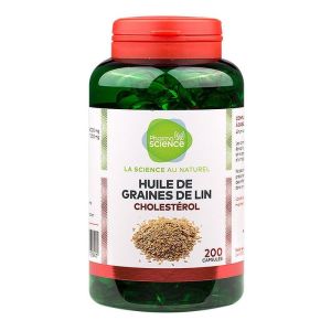 Huile de graines de lin 200 capsules