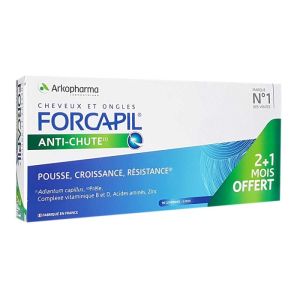 Forcapil - Anti-Chute Zinc, Vitamine B - 90 comprimés