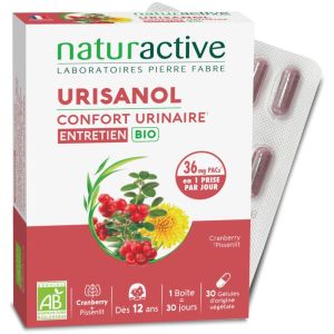 Urisanol Confort Urinaire Entretien Bio 30 Gélules