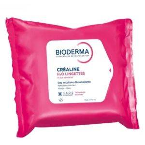 Crealine H2O Lingettes x25