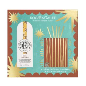Coffret Bois d'Orange Eau Parfumée Bienfaisante 100 ml + Diffuseur de Parfum Offert