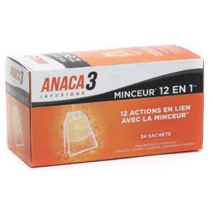 Infusions Minceur 12 en 1 - 24 sachets
