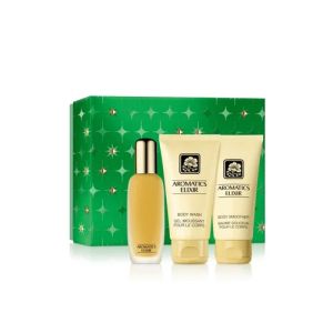 Clinique Aromatics Elixir – Coffret Eau de Parfum 45 ml + Baume Corps 75 ml + Gel Douche 75 ml