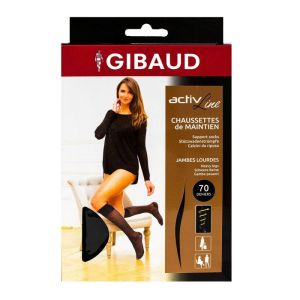 Chaussettes Activline 70D - Noir - Taille 2