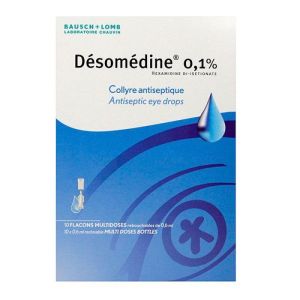Désomédine 0,1% collyre - 10 unidoses